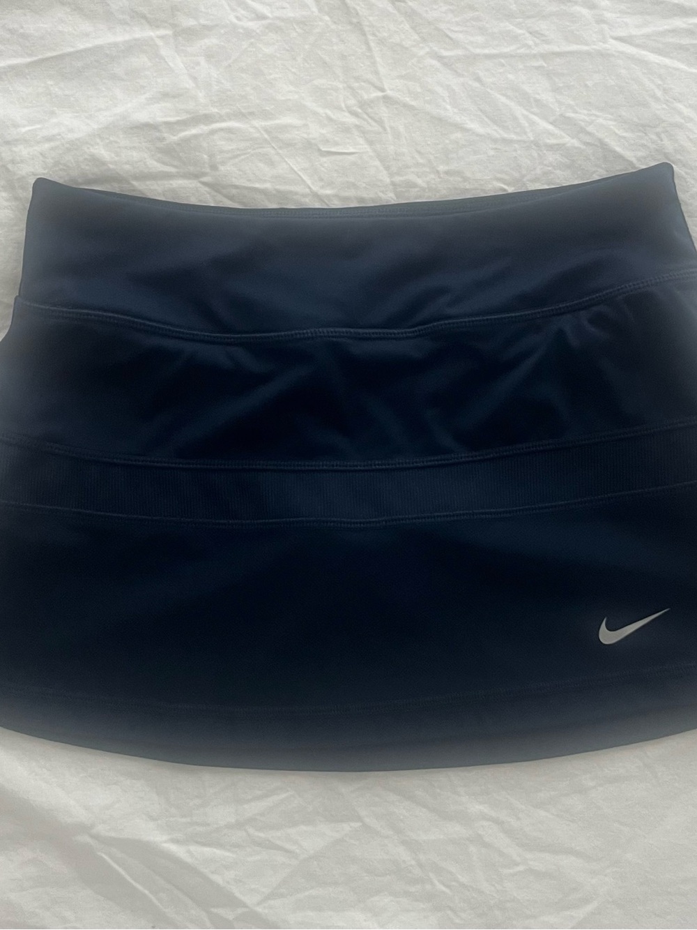 Nike Women's Navy Blue Performance Tennis Skirt with Swoosh